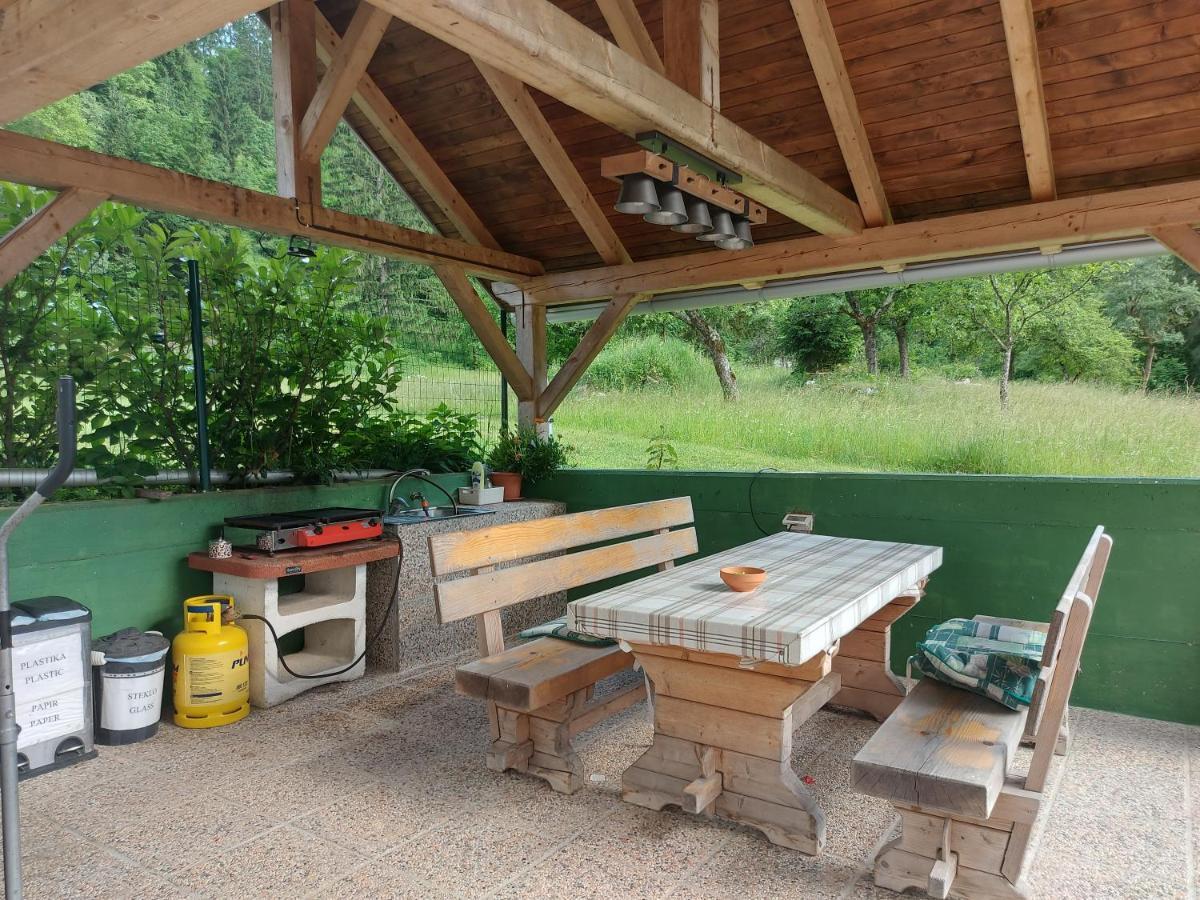 Apartmaji Katrc Soča Eksteriør bilde